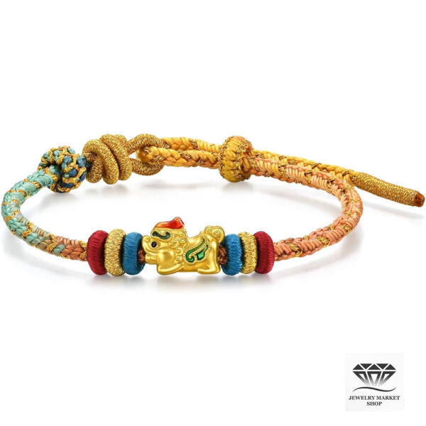 Gold Embroidered Bracelet