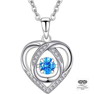 Silver Heart Pendant Necklace