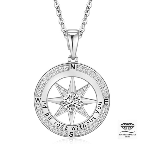 Compass Necklace for Women